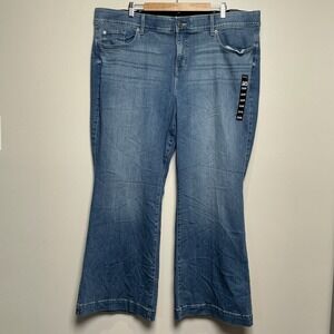 Torrid Jeans Womens Bombshell Flare Premium Stretch Jeans 26 Blue Denim NWT $89